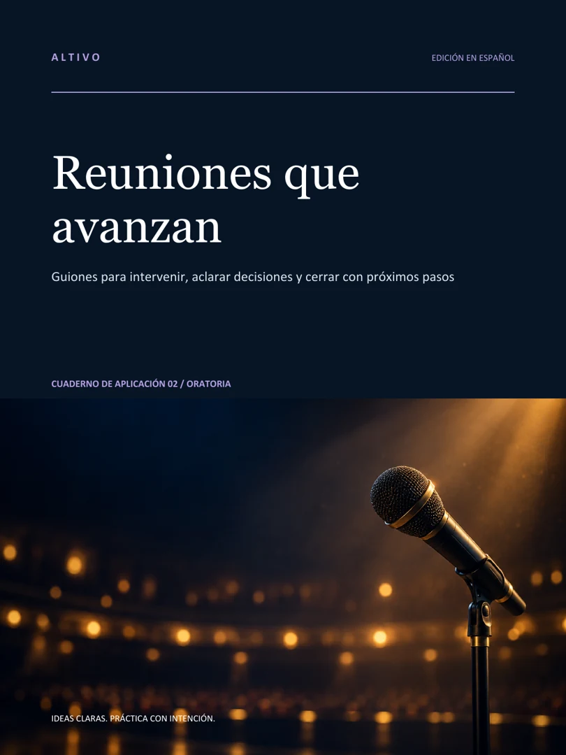 Portada de Reuniones que avanzan
